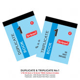 Duplicate & Triplicate No. 1 With Carbon & Index (10.5 cm x 13.0 cm) (Top Bound)